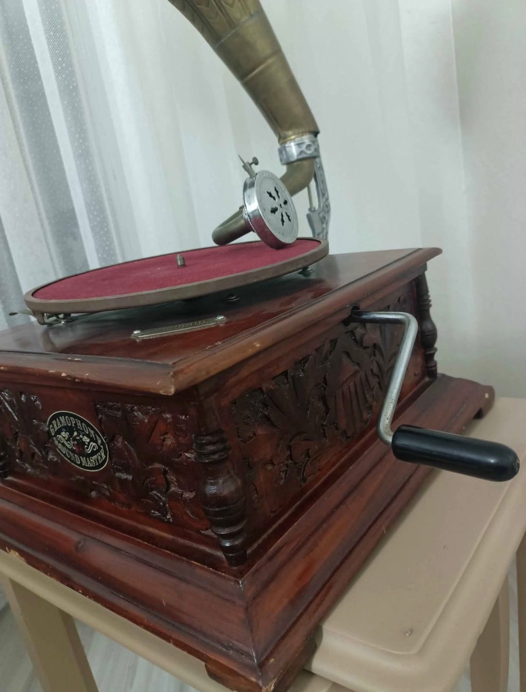 Vintage-style gramophone